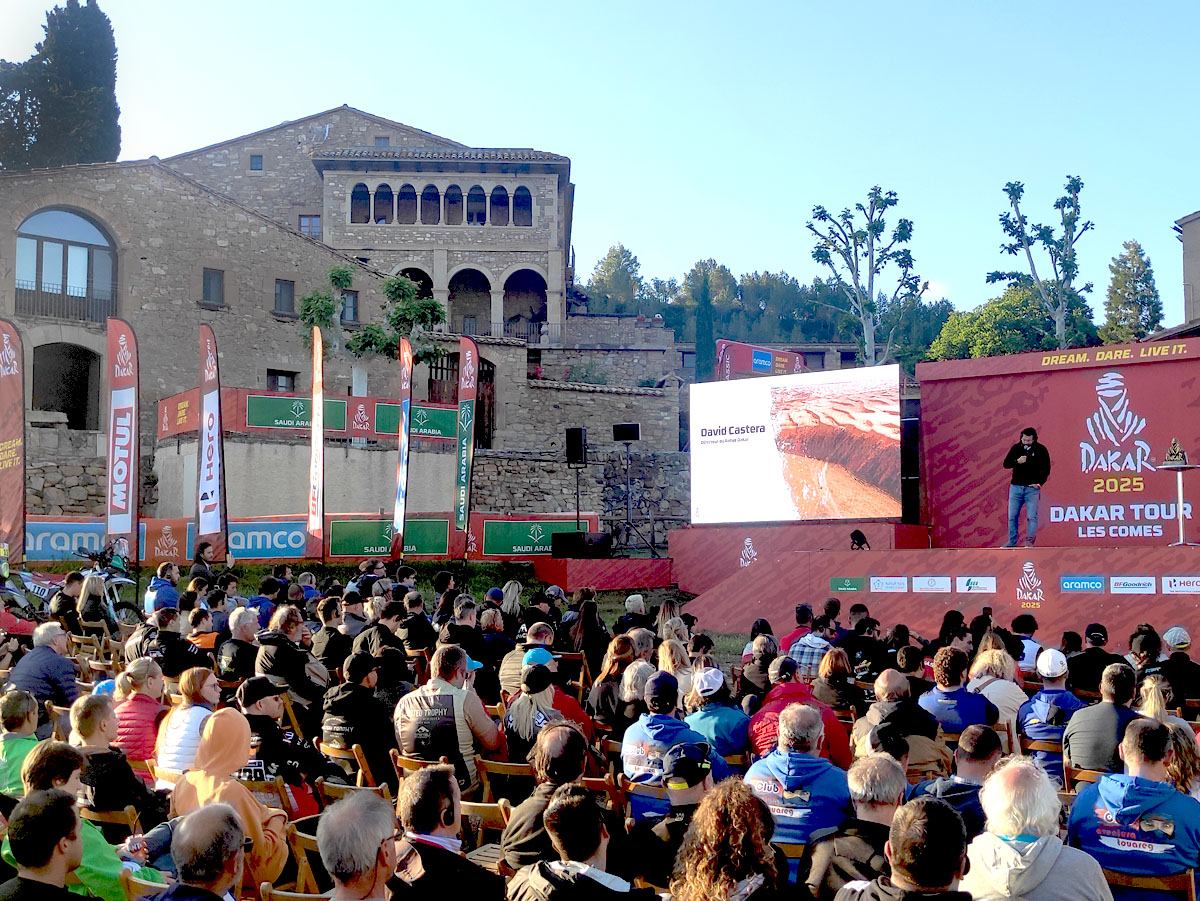 Presentación Dakar Tour Les Comes